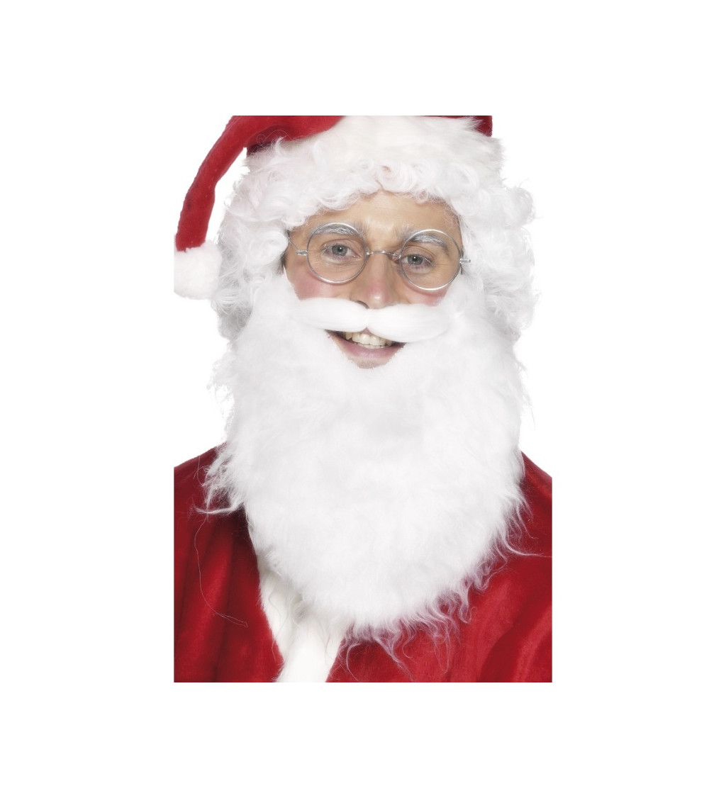 Plnovous Santa Claus - bílý