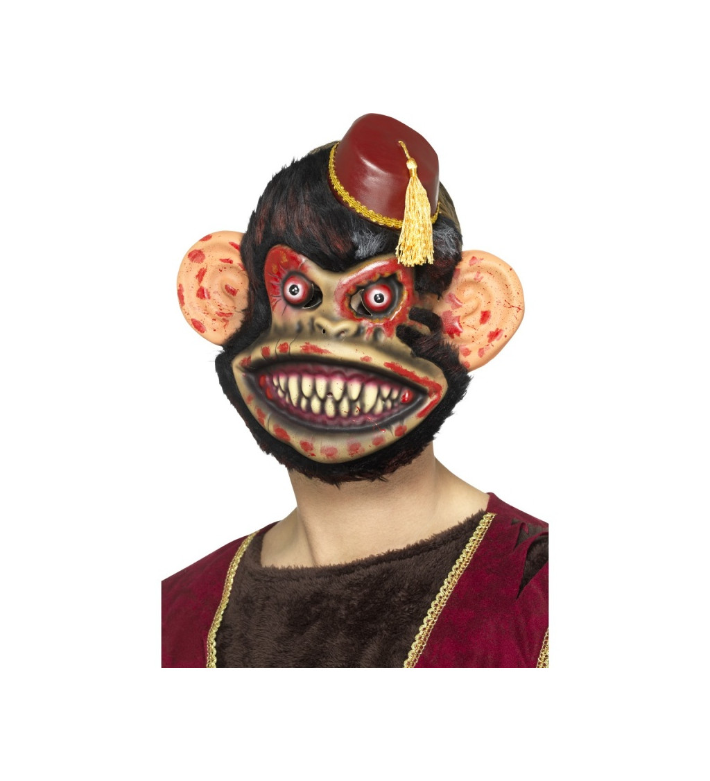 Plastická maska Krvelačná opice