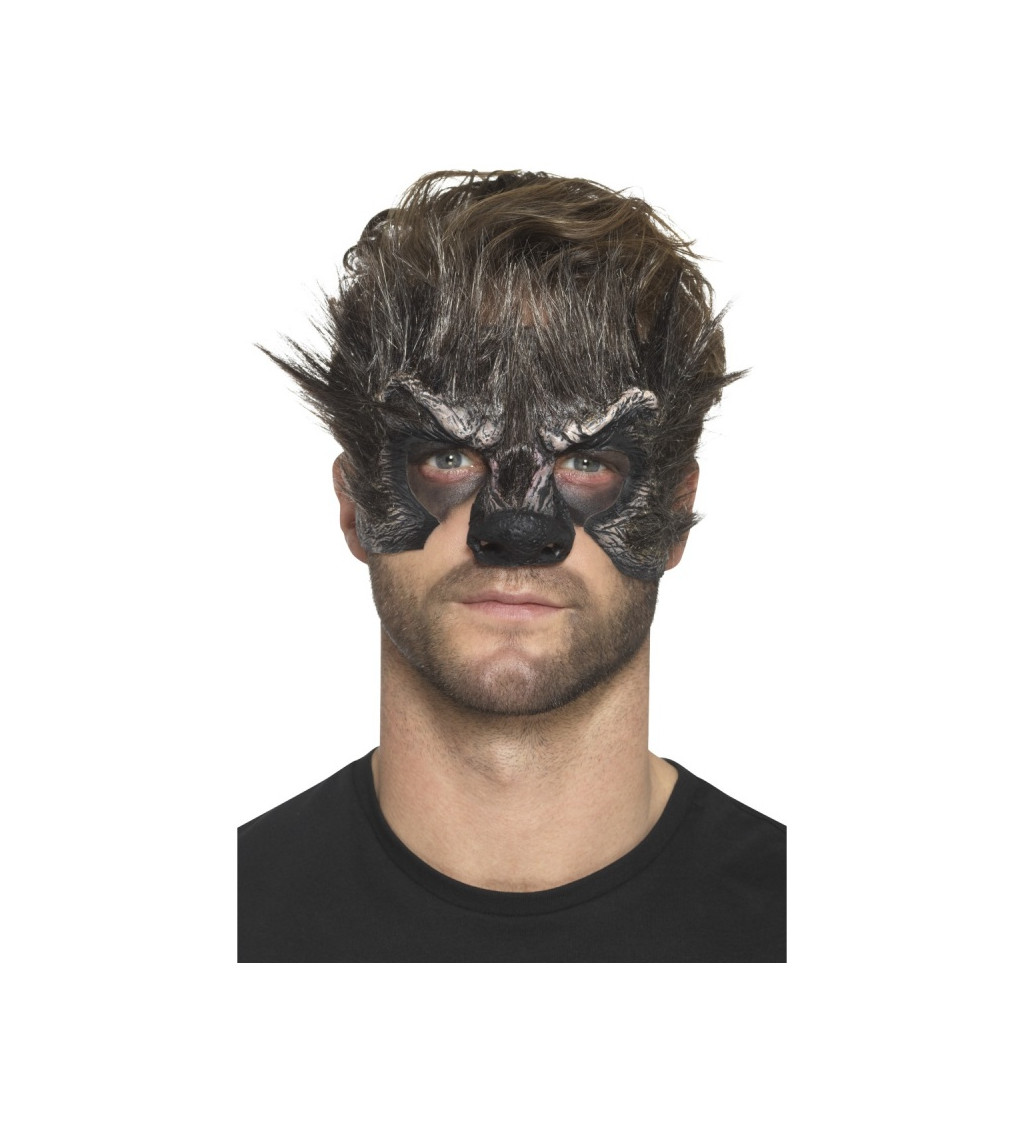 Maska Vlkodlak - nalepovací na obličej
