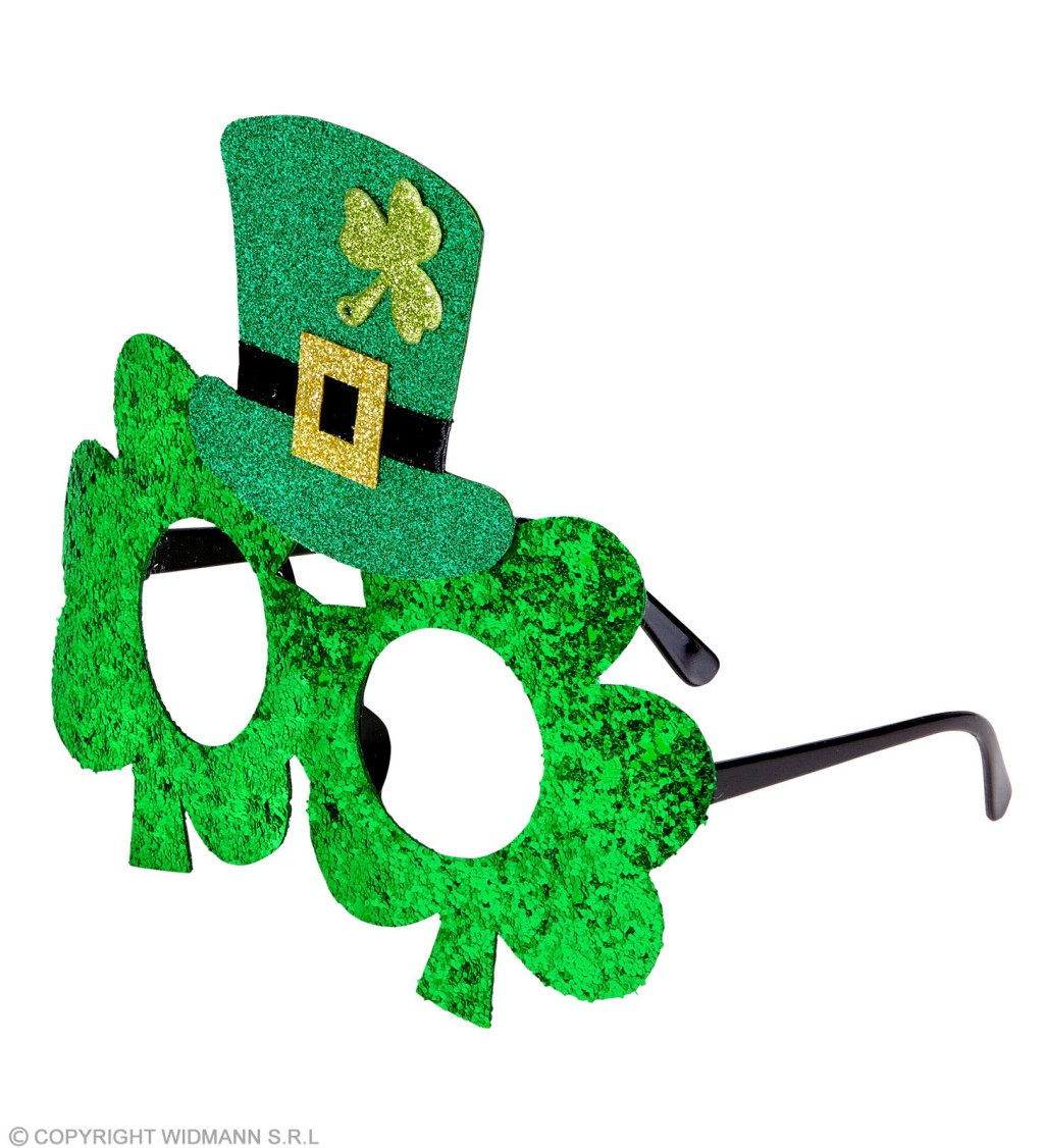 Brýle s kloboučkem St. Patrick