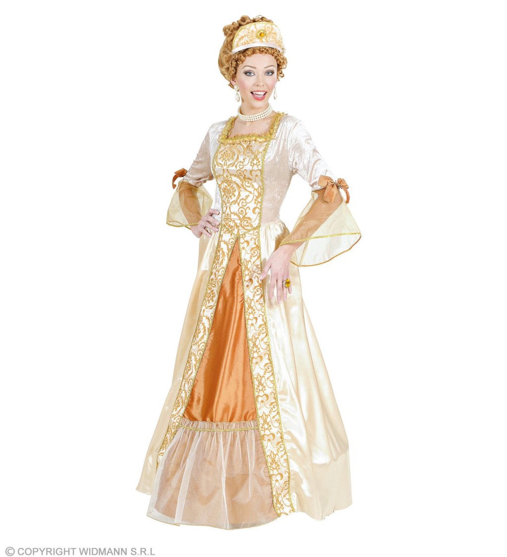 Zlatá princezna - kostým dámský