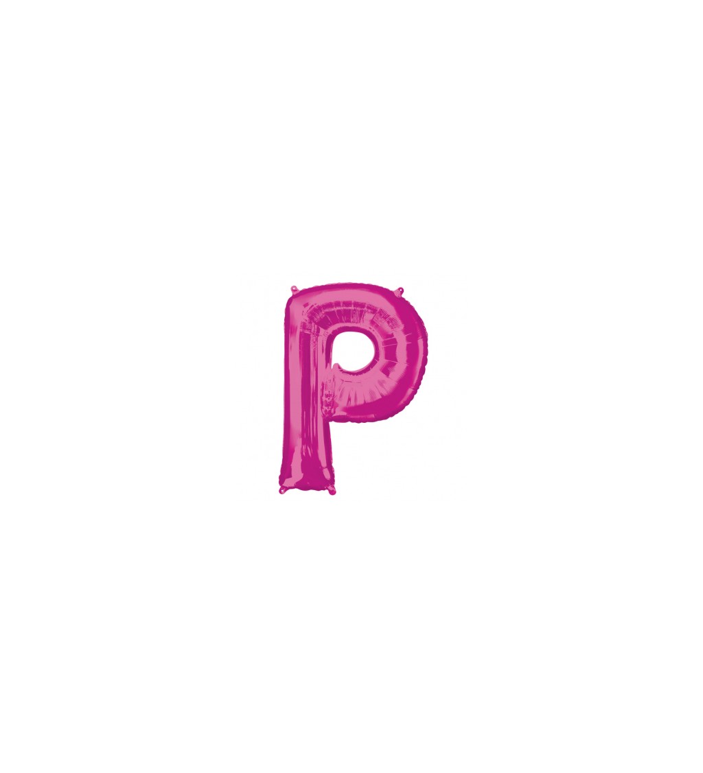 Balonek "P" - růžový