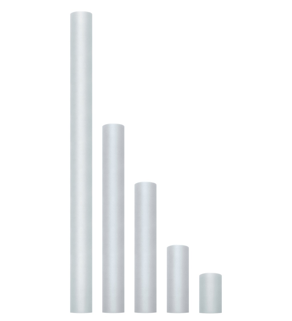Dekorativní tyl - šedý (15cm)