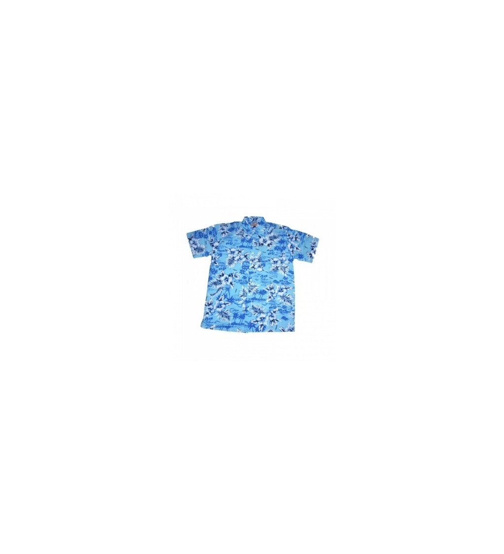 Havajská košile modrá
