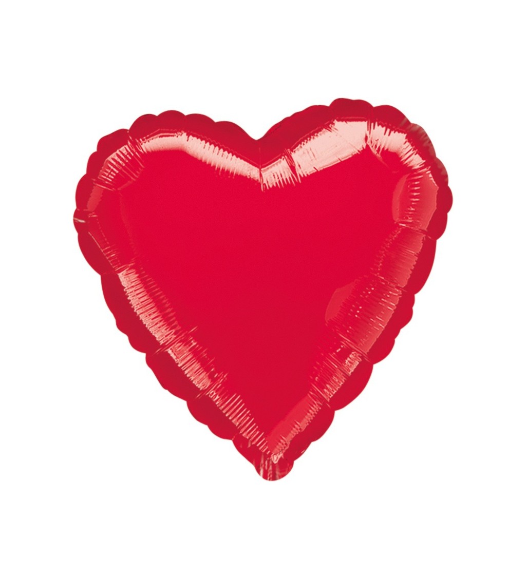 Balonek červené srdce - velké