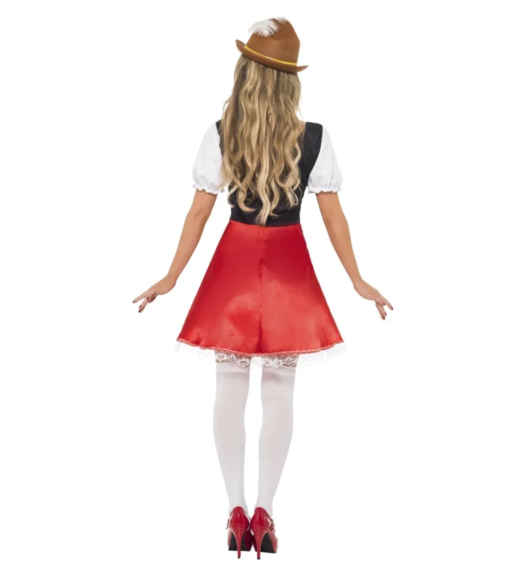 Kostým "Oktoberfest s červenou sukní"