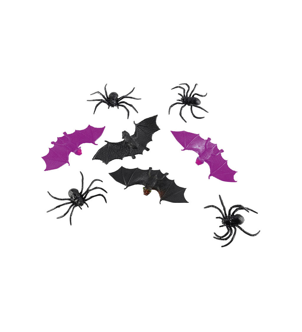 Dekorace - Pavouci a netopýři