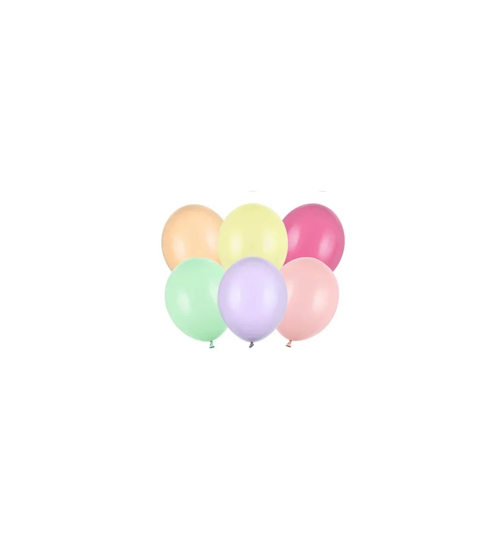 Latexové pastelové balónky set