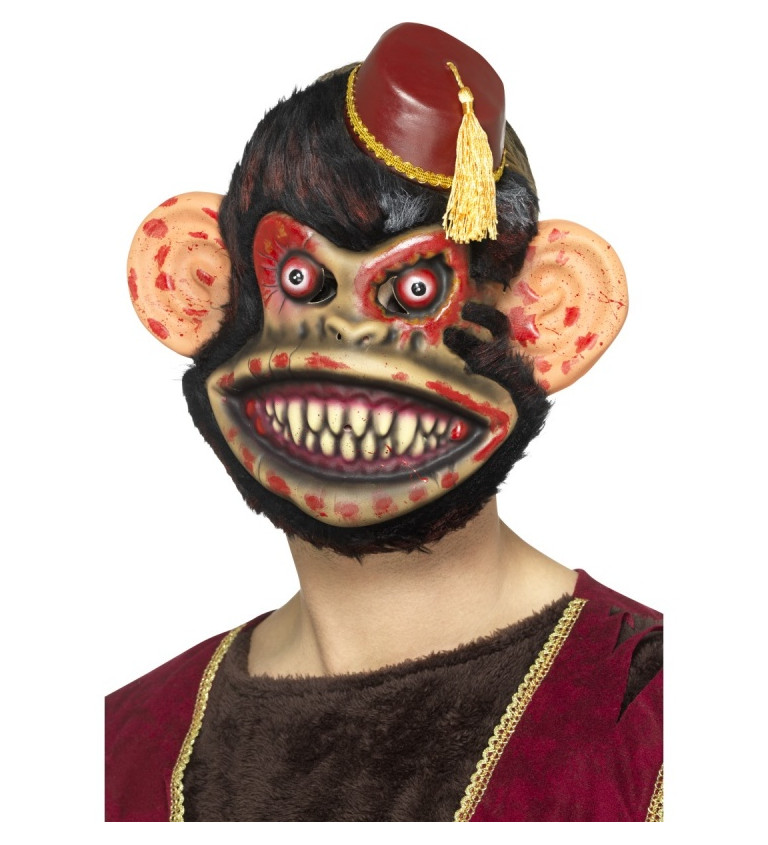 Plastická maska Krvelačná opice