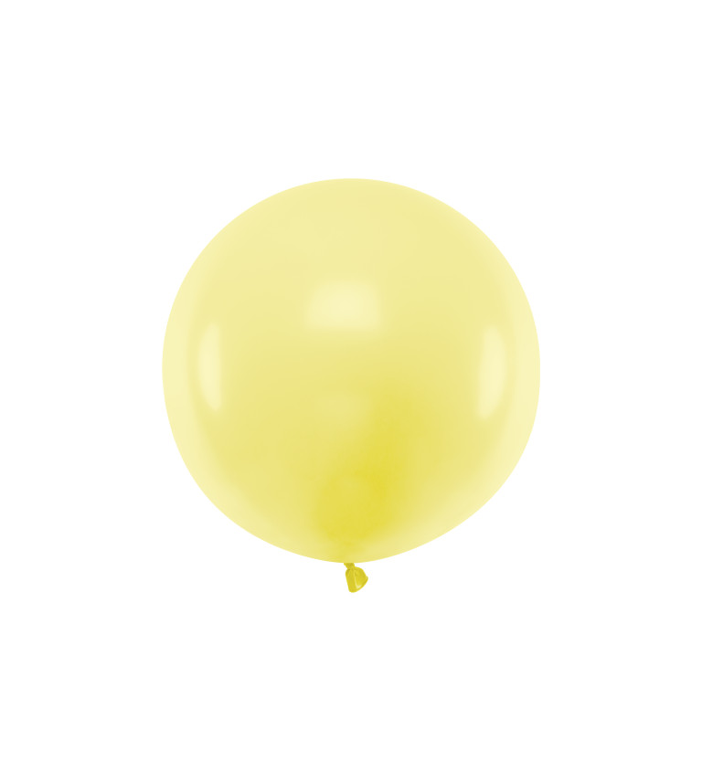 Jumbo latexový balónek - žlutý