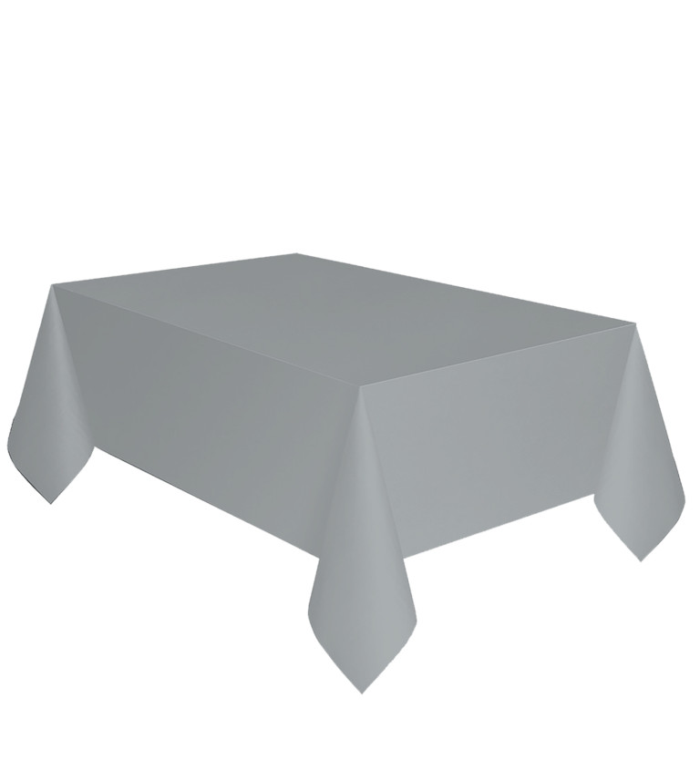 Ubrus na stůl -stříbrný