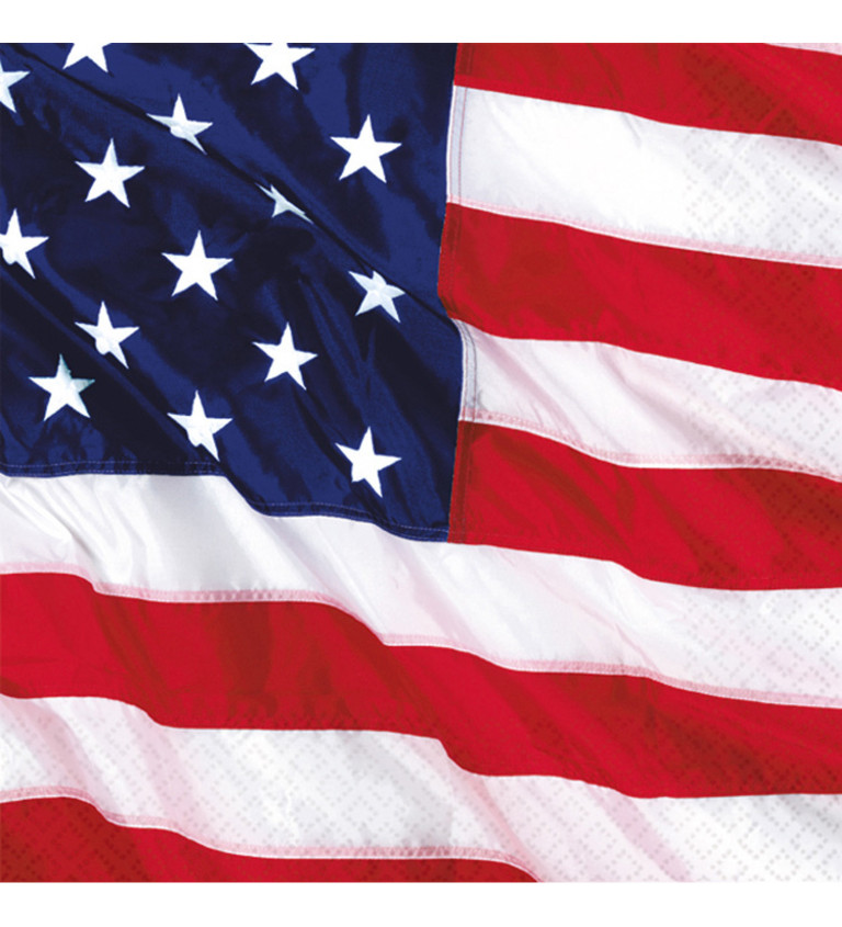 Ubrousky - Amerika - vlajka