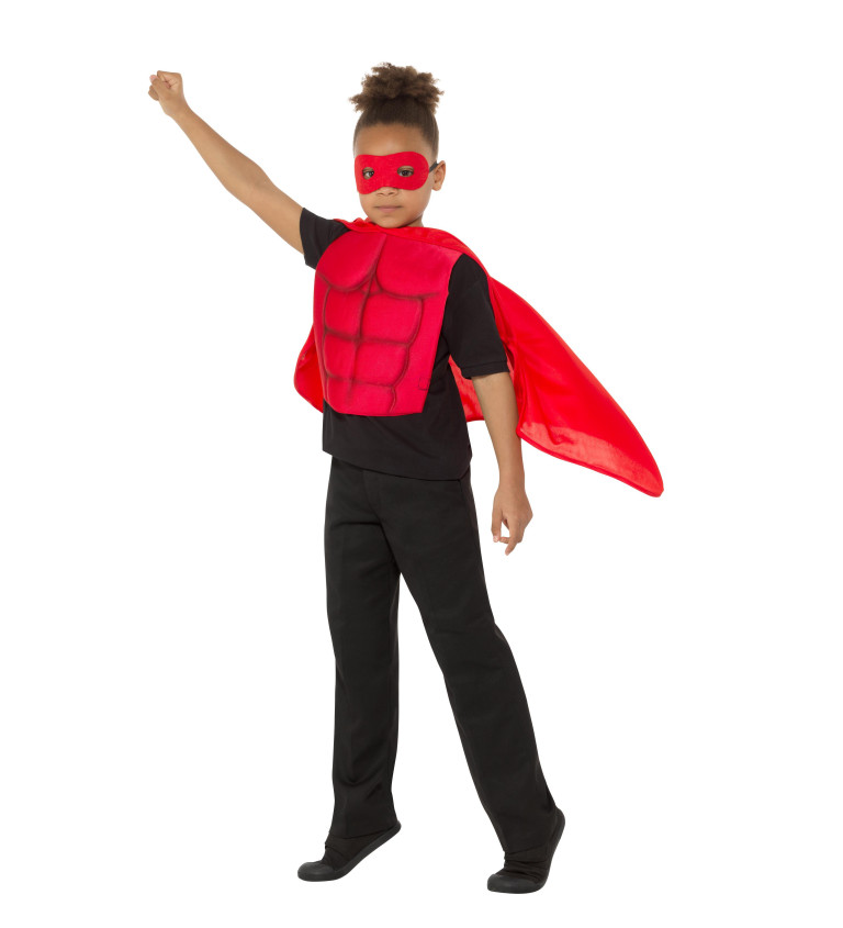 Dívčí kostým - červený superhrdina