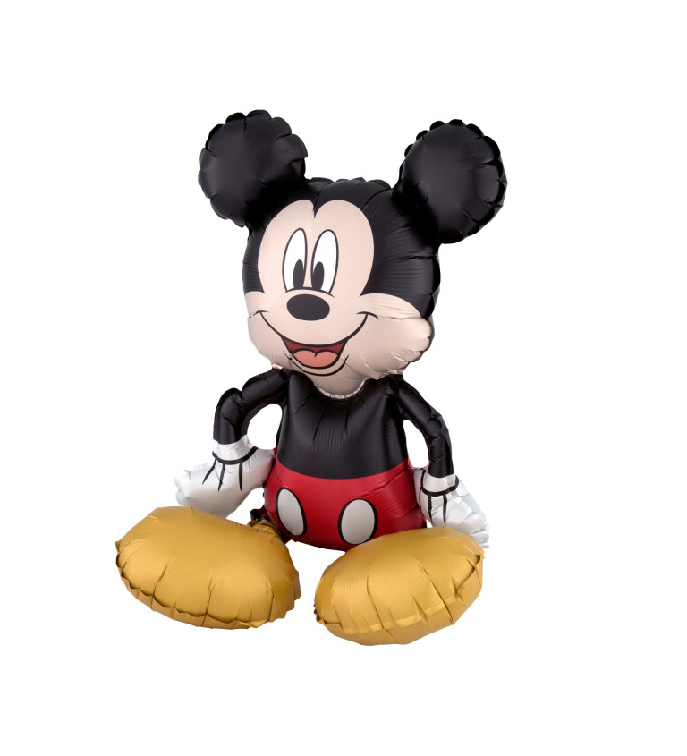 Fóliový balónek - sedící Mickey Mouse