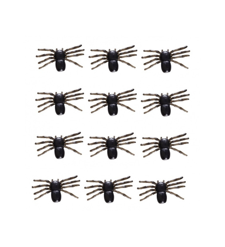 Sada černých pavouků