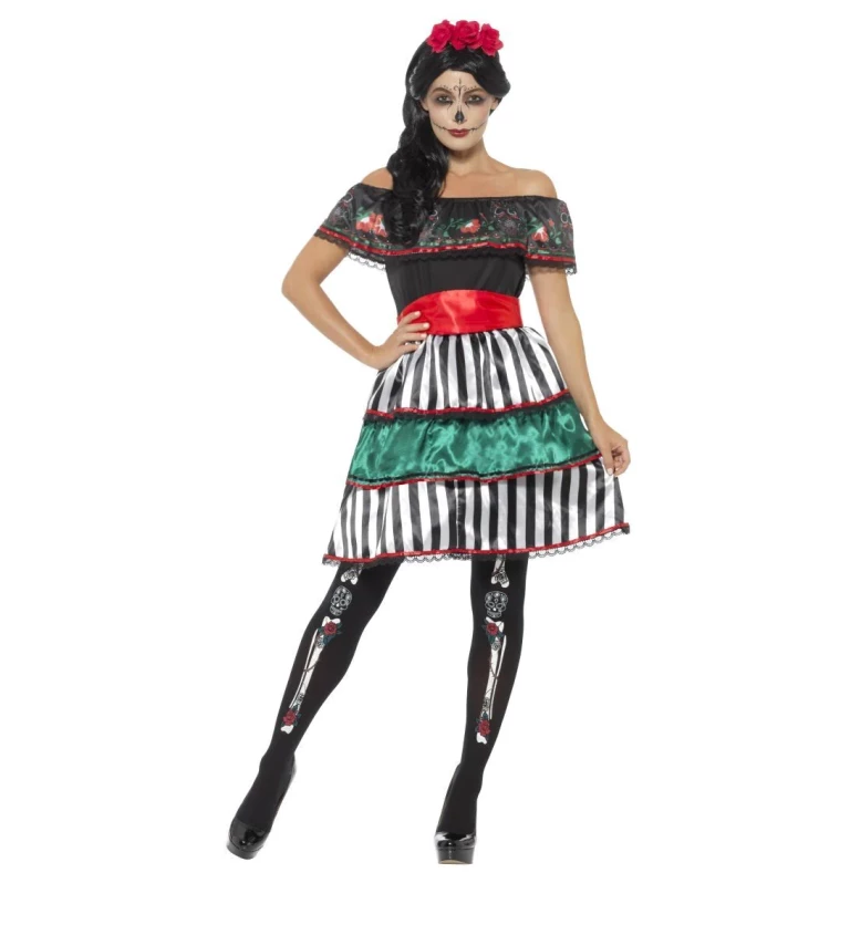 Kostým "Sexy Mexičanka - Day of the Dead"