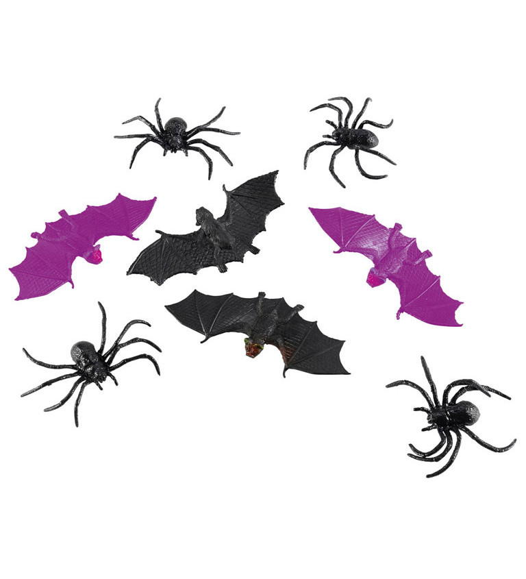 Dekorace - Pavouci a netopýři