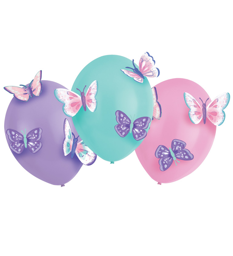 Latexové balónky - motýlci