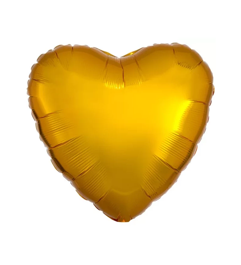 Zlatý balónek srdce