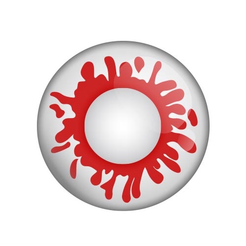Kontaktní čočky Krvavé oči
