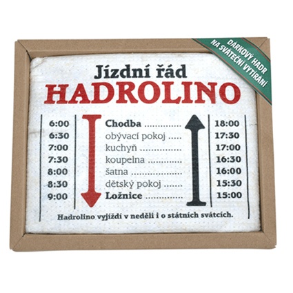 Hadrolino - dárkový hadr