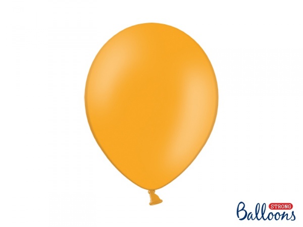 Balónek pastelový - oranžový - 10 ks
