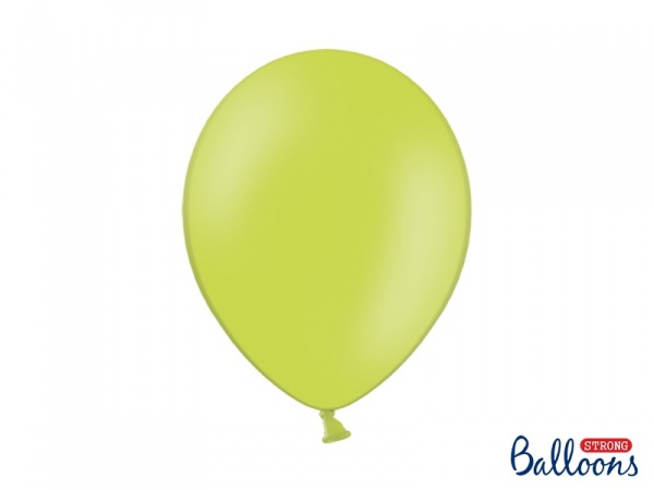 Balónek pastelový - světle zelený - 10 ks