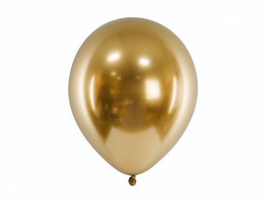 Chromově zlaté balónky