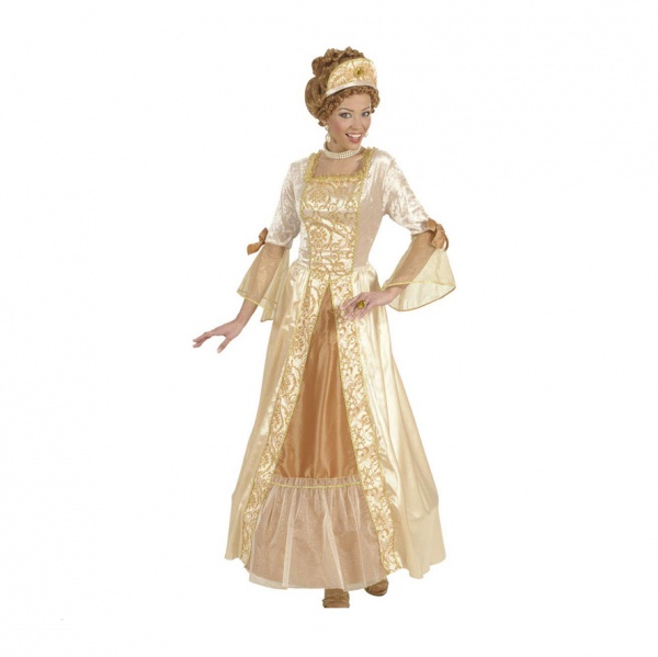Kostým "Barokní dáma deluxe - zlatý"