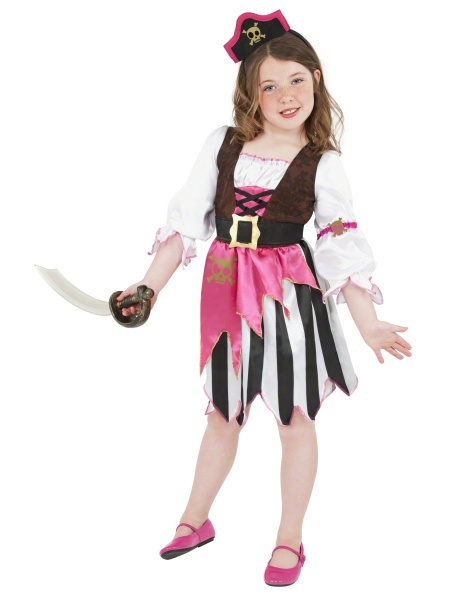 Dětský kostým "Pirátka Sedmi moří"