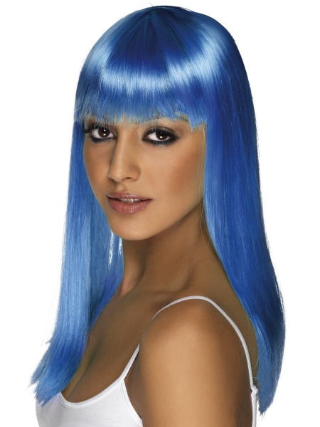 Paruka Glamourama - tmavě modrá