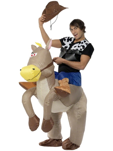 Kostým "Kovboj na koni - nafukovací"