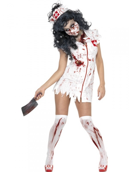 Kostým "Zombie sestřička" s rouškou