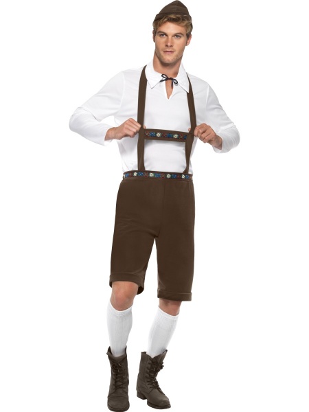 Kostým "Oktoberfest pánský - hnědý"