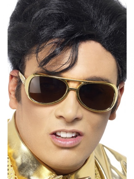 Brýle Elvis Presley zlaté