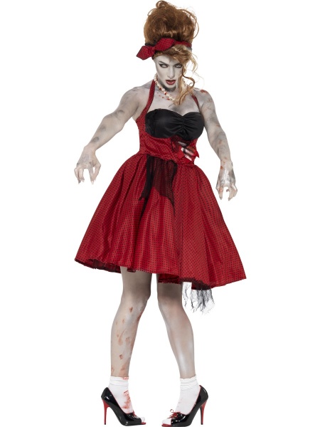 Kostým "Zombie Rockabilly tanečnice"