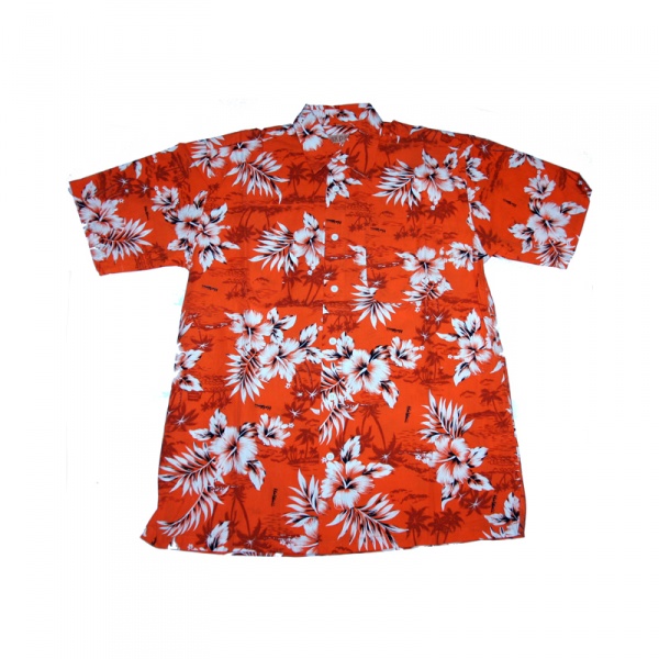 Havajská košile oranžová