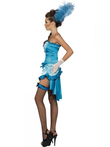 Kostým "Kankánová tanečnice modrá"