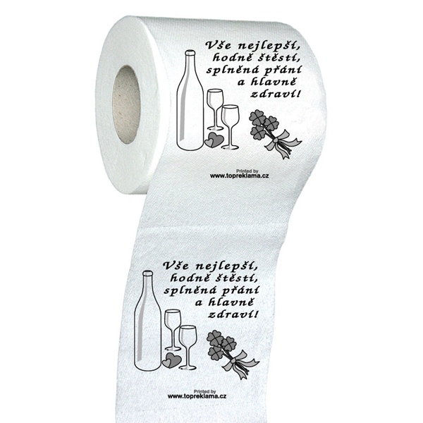 Toaletní papír Blahopřání