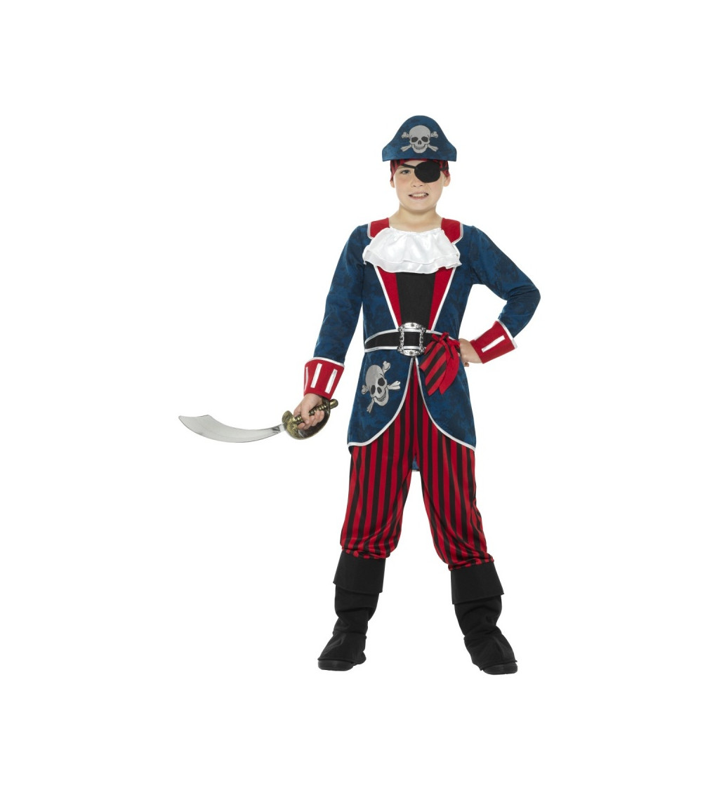 Dětský kostým "Pirát s límečkem"