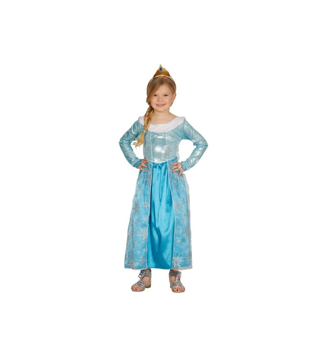Dětský kostým "Princezna - modrá"