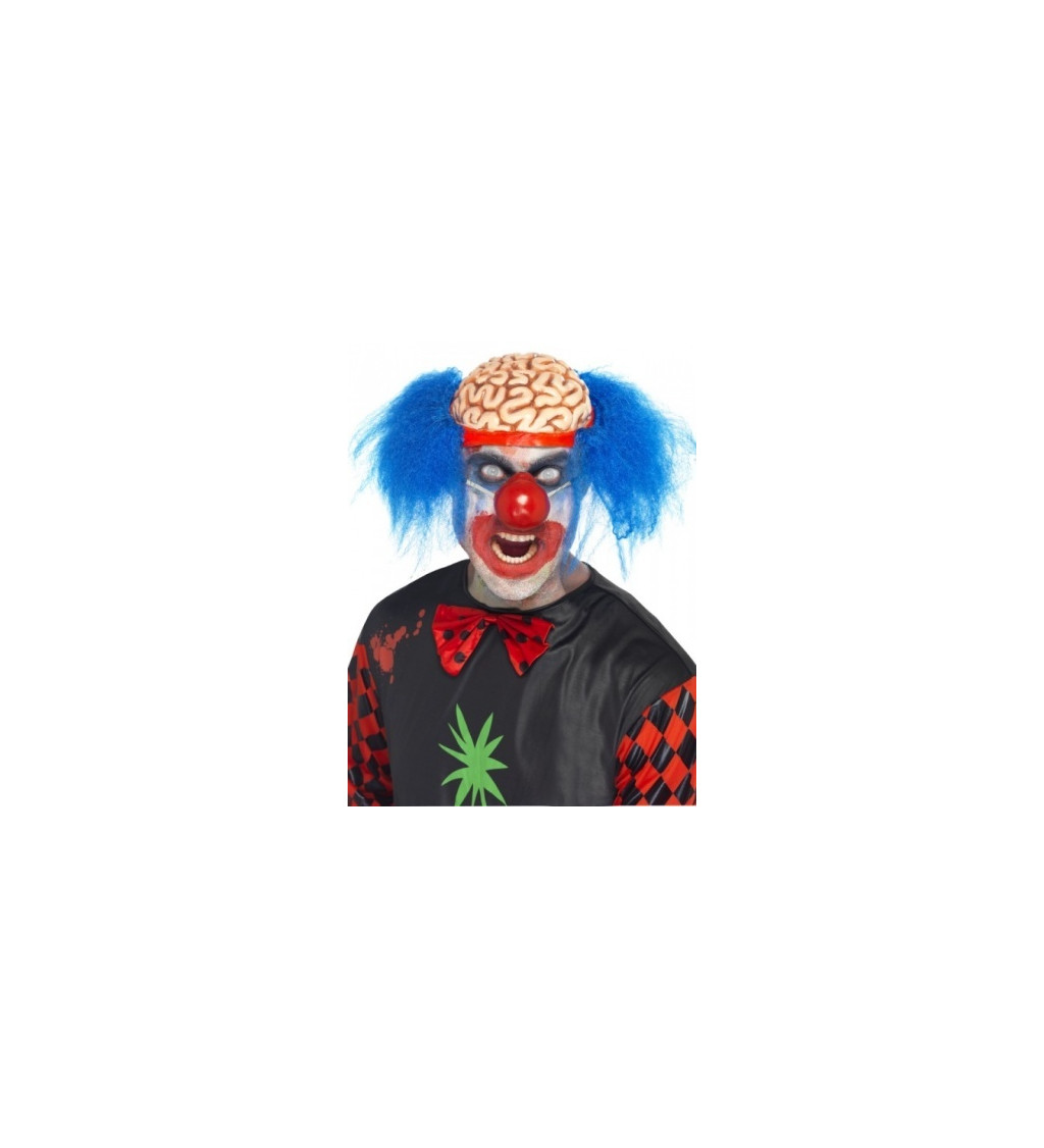 Halloweenská maska Skalpovaný klaun