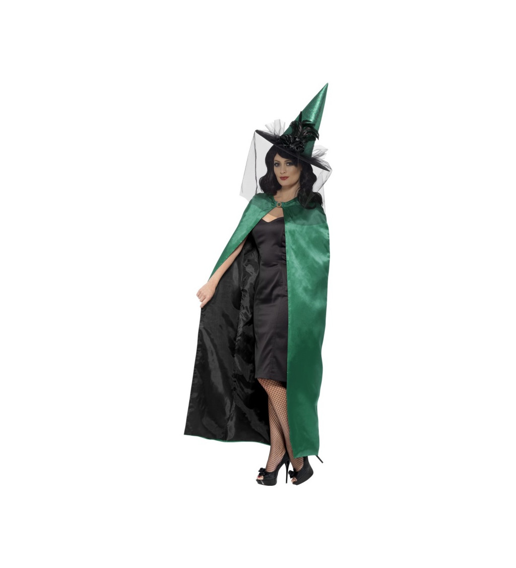 Plášť čarodejnický deluxe - zelený