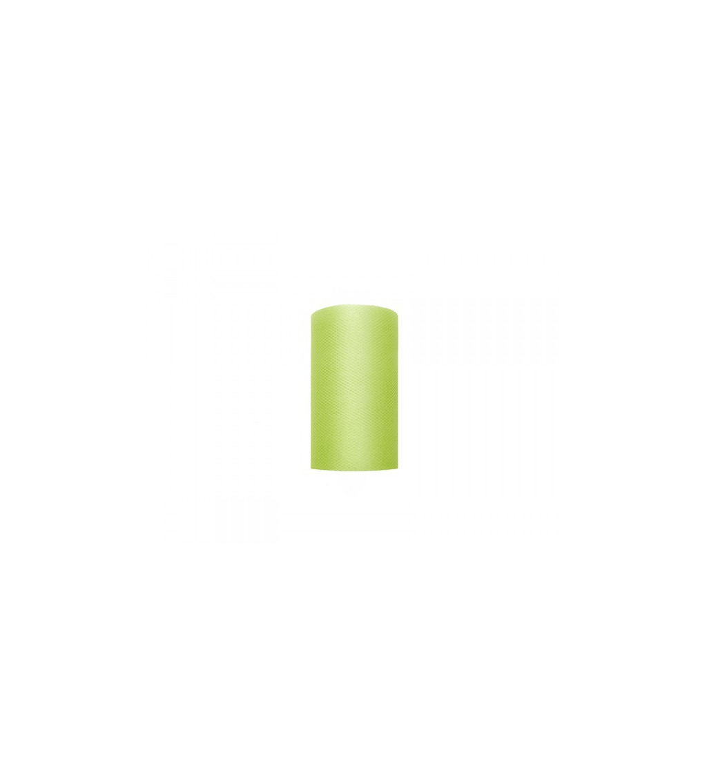 Dekorativní tyl - zelený (8cm)
