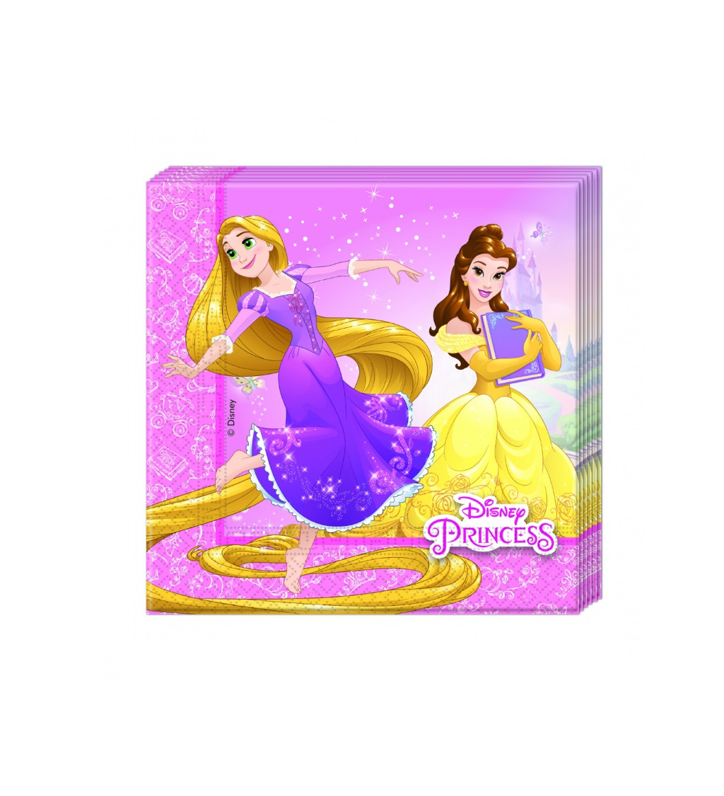 Ubrousky - motiv Disney princezny