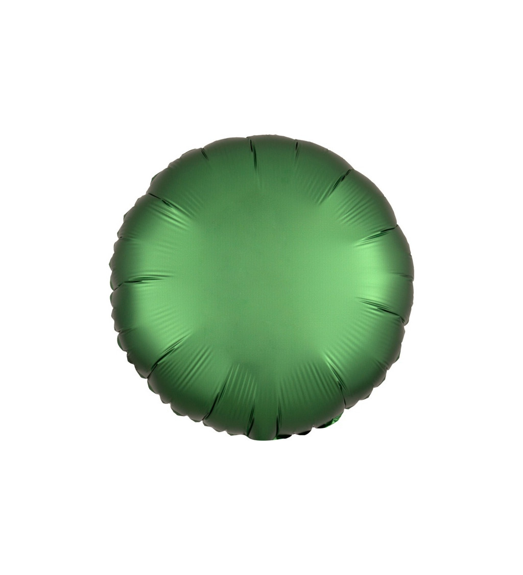 Fóliový balónek ve tvaru kola - smaragdový