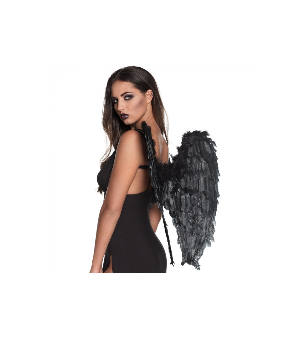 Černá křídla - anděl 65x65
