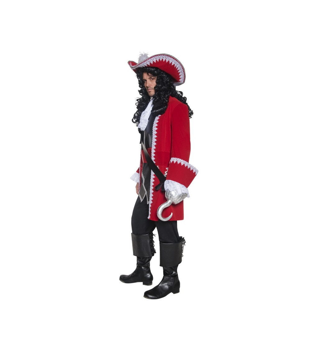 Kostým "Pirát Deluxe červený"