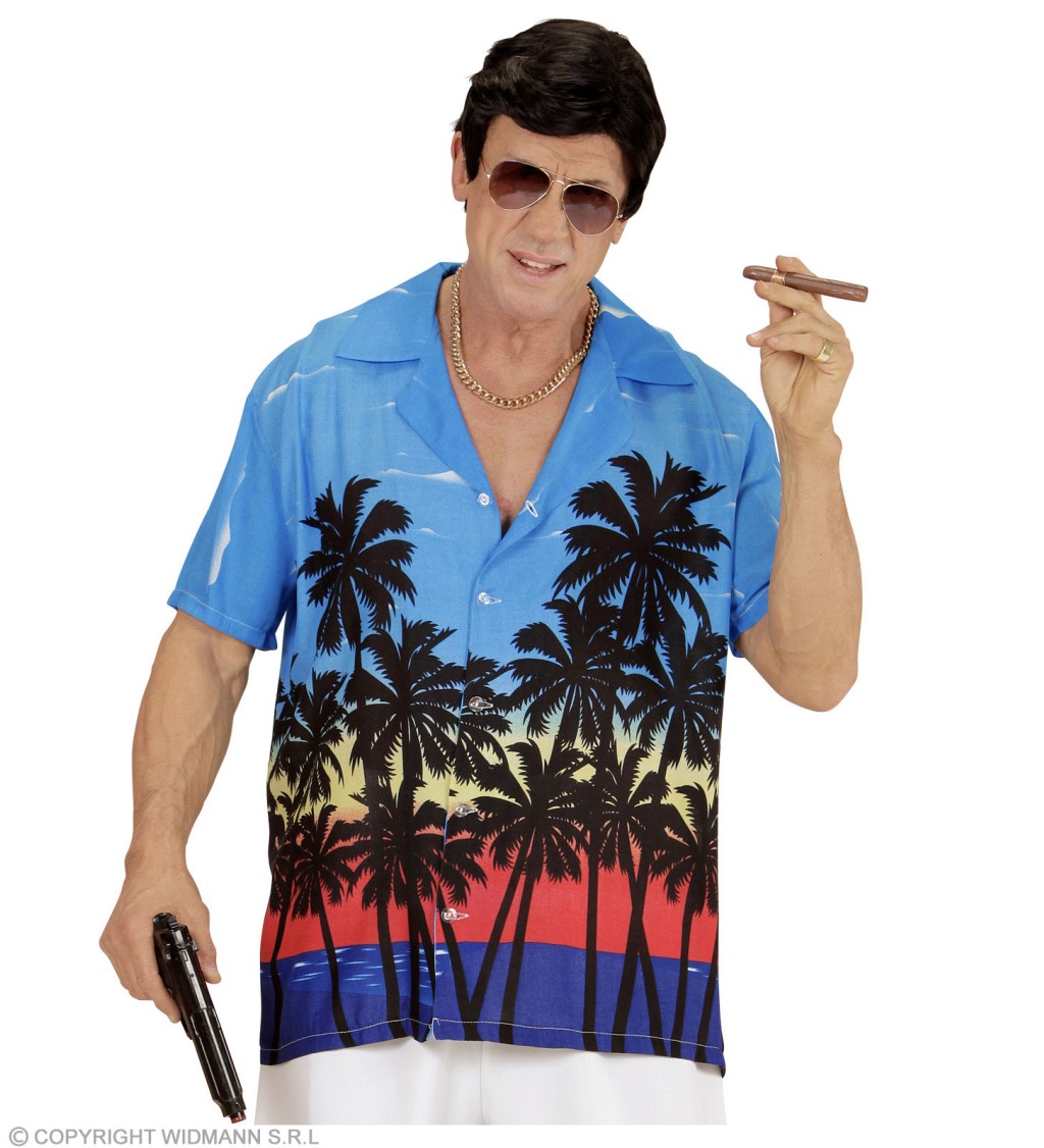 Havajská košile - palmy