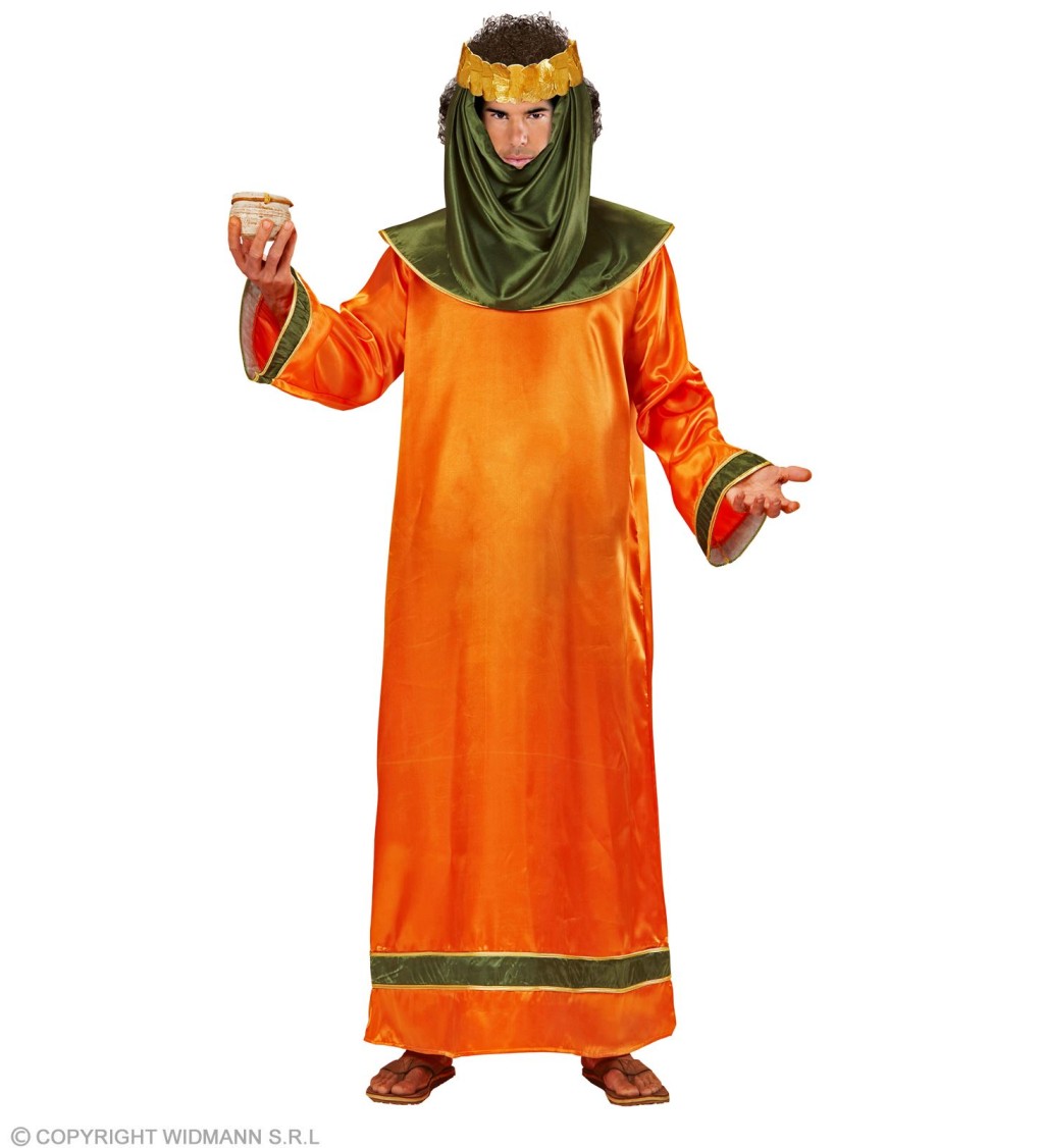 Kostým "Biblický král" - oranžový